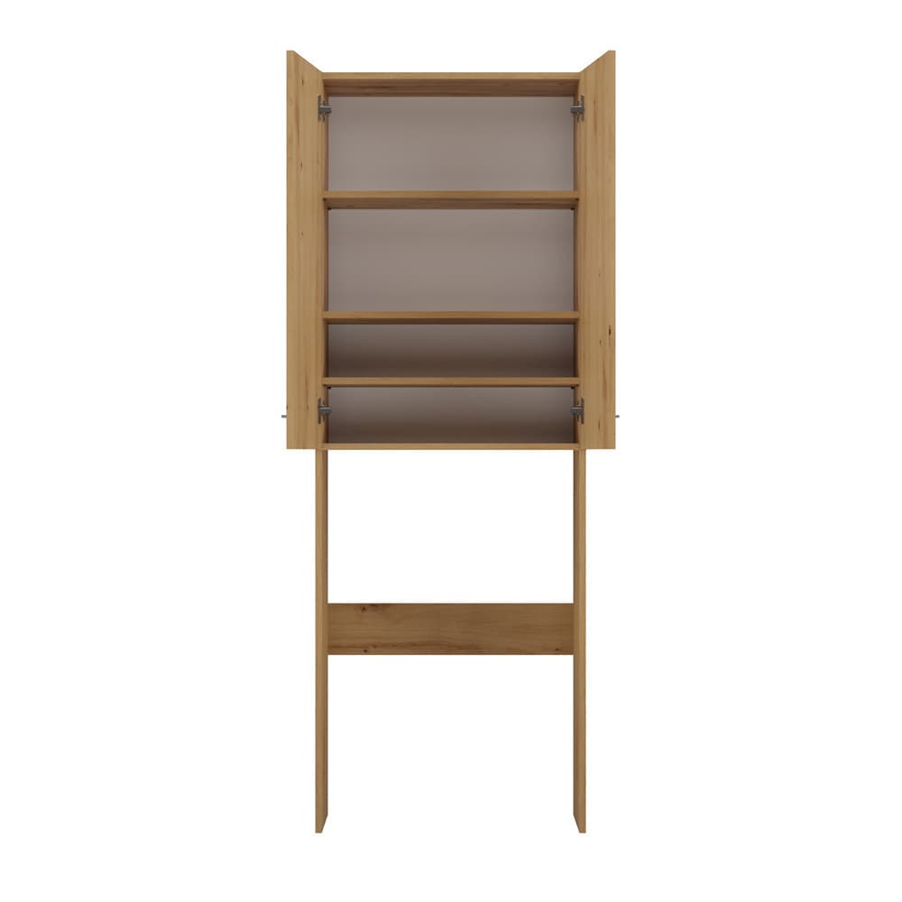 Topeshop Pola DD Ντουλάπι Μπάνιου Πλυντηρίου 64x30x183cm Oak 8