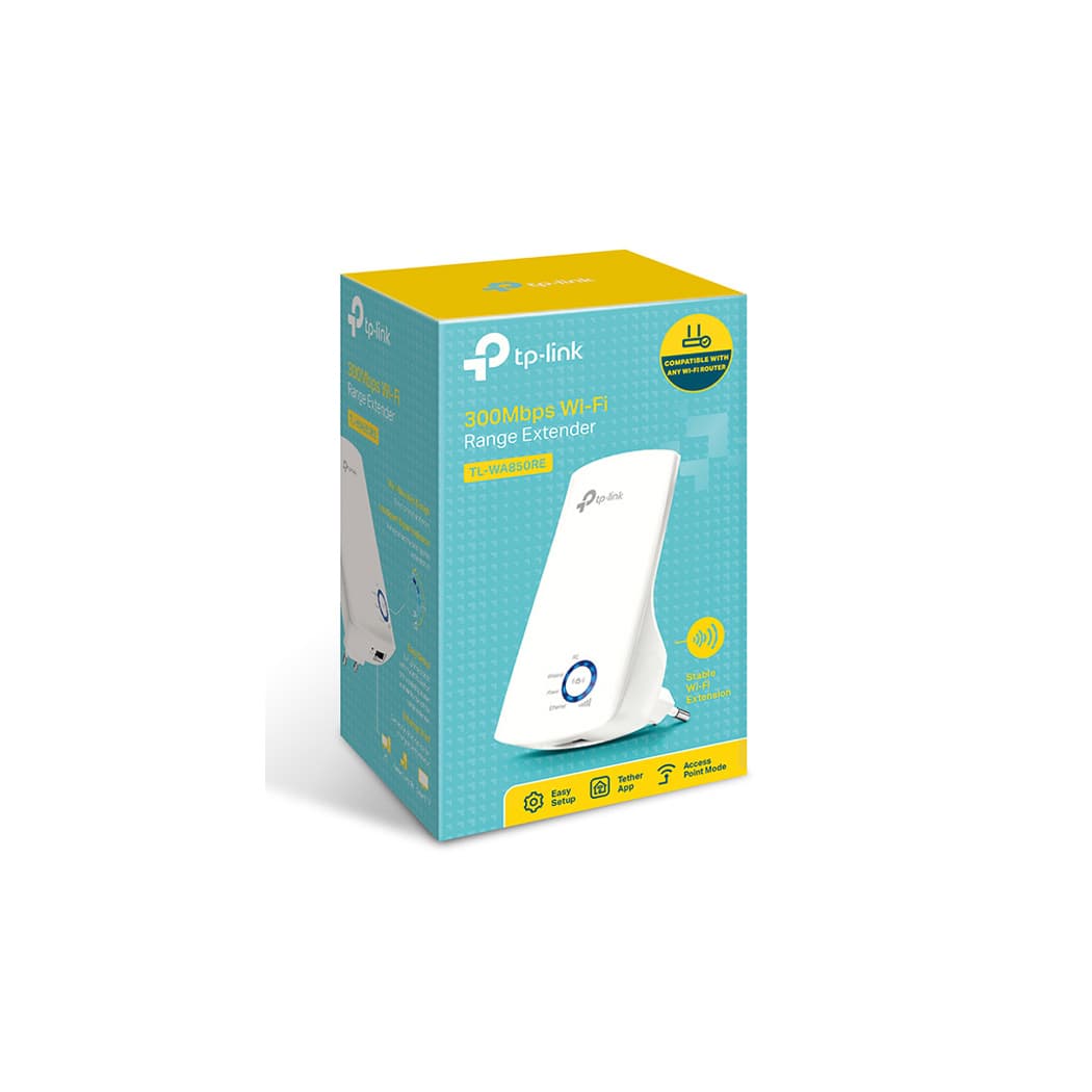 TP-LINK TL-WA850RE v7 WiFi Extender Single Band (2.4GHz) 300Mbps 5