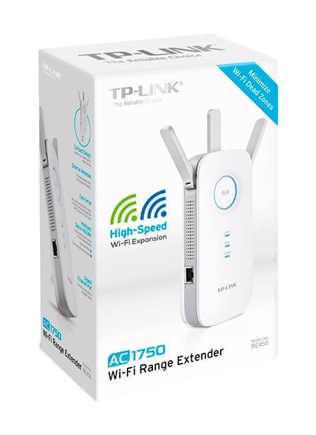 TP-LINK RE450 v4 WiFi Extender Dual Band (2.4 & 5GHz) 1750Mbps 6