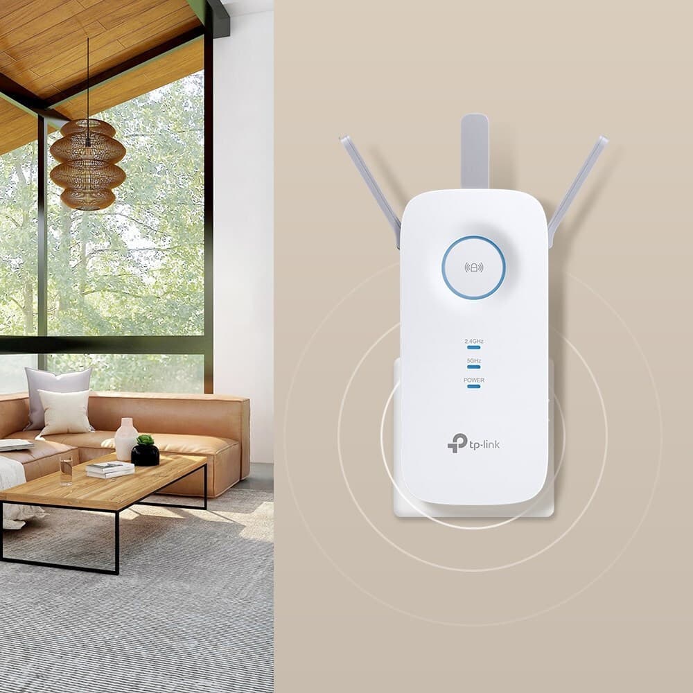 TP-LINK RE550 v1 Mesh WiFi Extender Dual Band (2.4 & 5GHz) 1900Mbps 5
