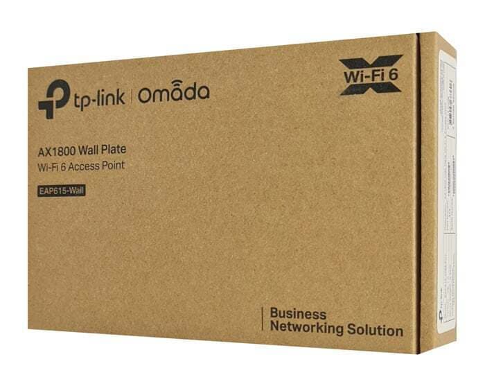 TP-LINK EAP615-Wall v1 Access Point Wi‑Fi 6 Dual Band (2.4 & 5GHz) 7