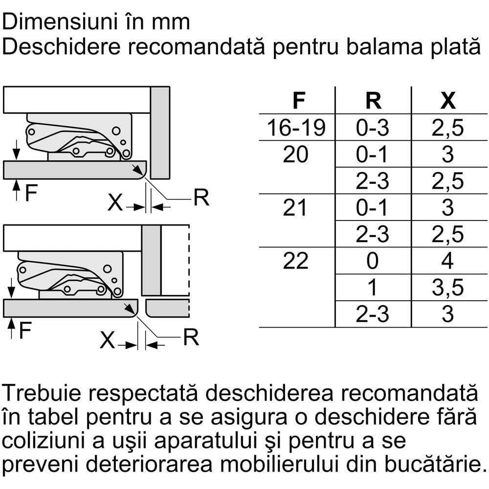 Bosch Εντοιχιζόμενο Mini Bar 110lt Υ82xΠ59.8xΒ54.8εκ. Λευκό KUL22VFD0 10
