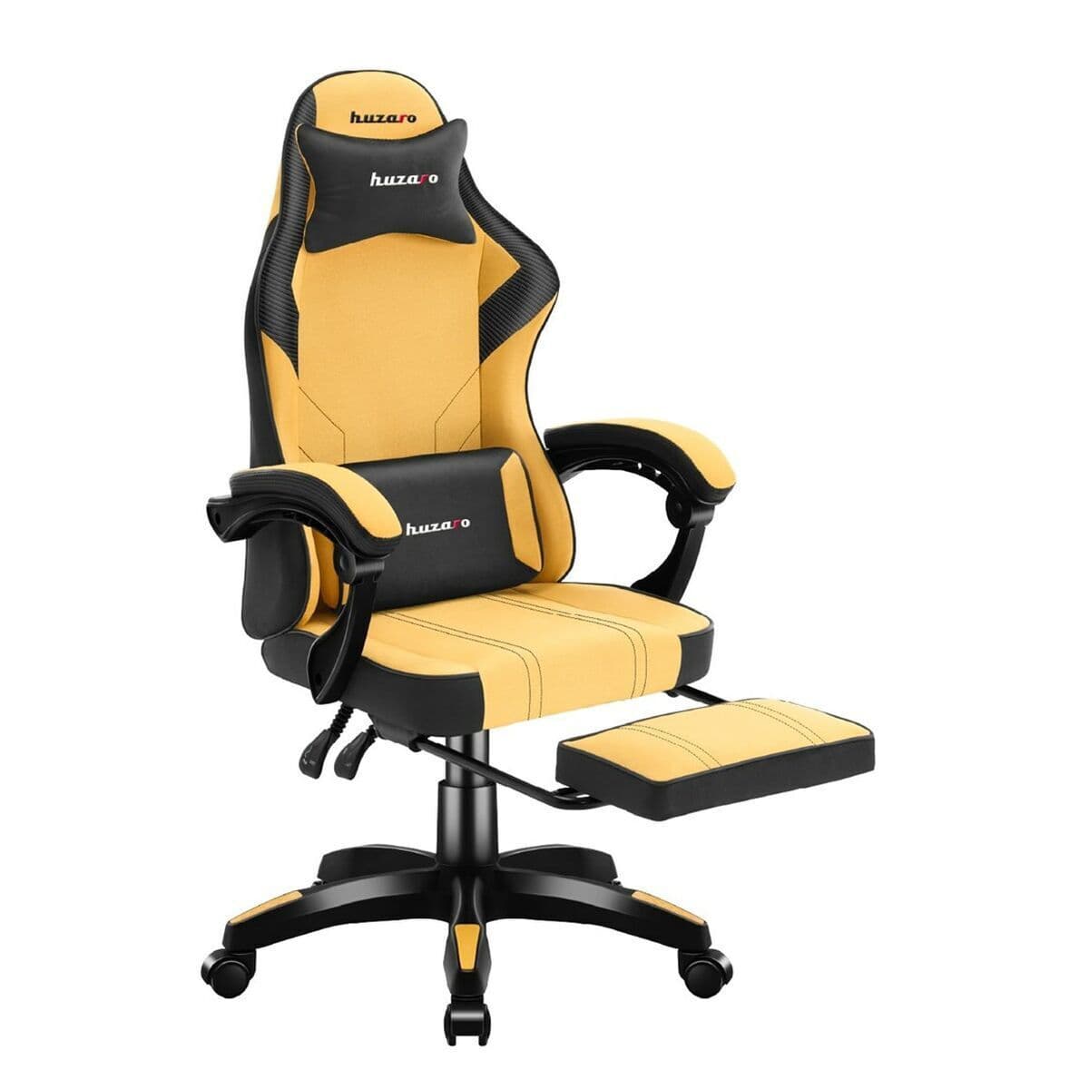 Huzaro HZ-FORCE 3.7 Καρέκλα Gaming Δερματίνης Κίτρινη 5