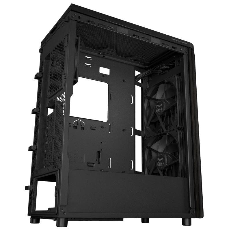 Asus ProArt PA401 Wood Edition Gaming Midi Tower Κουτί Υπολογιστή με Πλαϊνό Παράθυρο Μαύρο 10