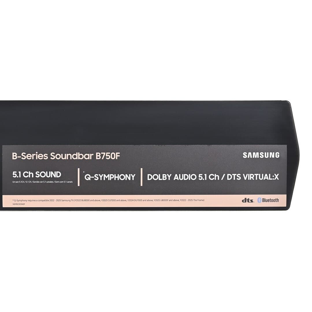 Samsung HW-B750F Soundbar 5.1 Bluetooth και HDMI με Ασύρματο Subwoofer και Τηλεχειριστήριο Μαύρο 7