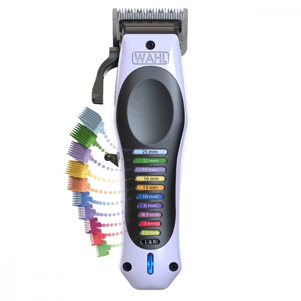 Wahl Professional Color Pro® Lithium Σετ Επαναφορτιζόμενης Κουρευτικής Μηχανής Λευκό 4