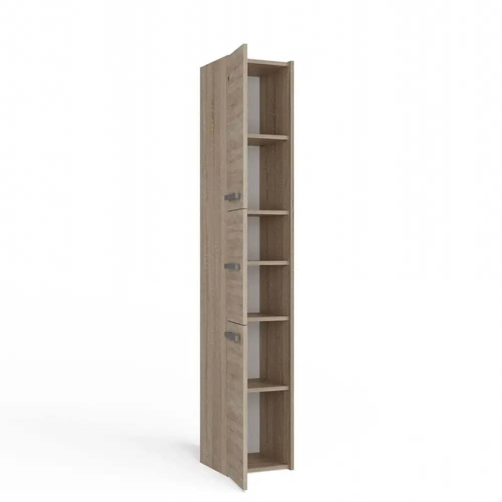 Topeshop S33 Στήλη Μπάνιου Τοίχου Μ30xΒ30xΥ170cm Sonoma 11