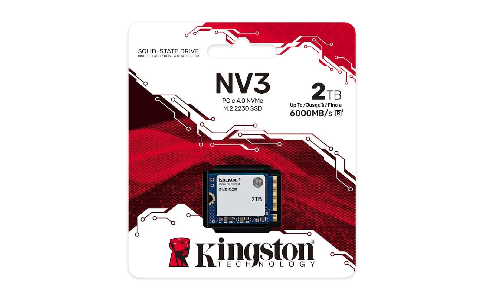 Kingston NV3 SSD 2TB τύπου M.2 με σύνδεση PCI Express 4.0 3