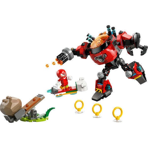 LEGO Τουβλάκια Sonic Knuckles vs Dr. Eggman Egg Crusher Mech για 8+ Ετών 350τμχ 77005 4