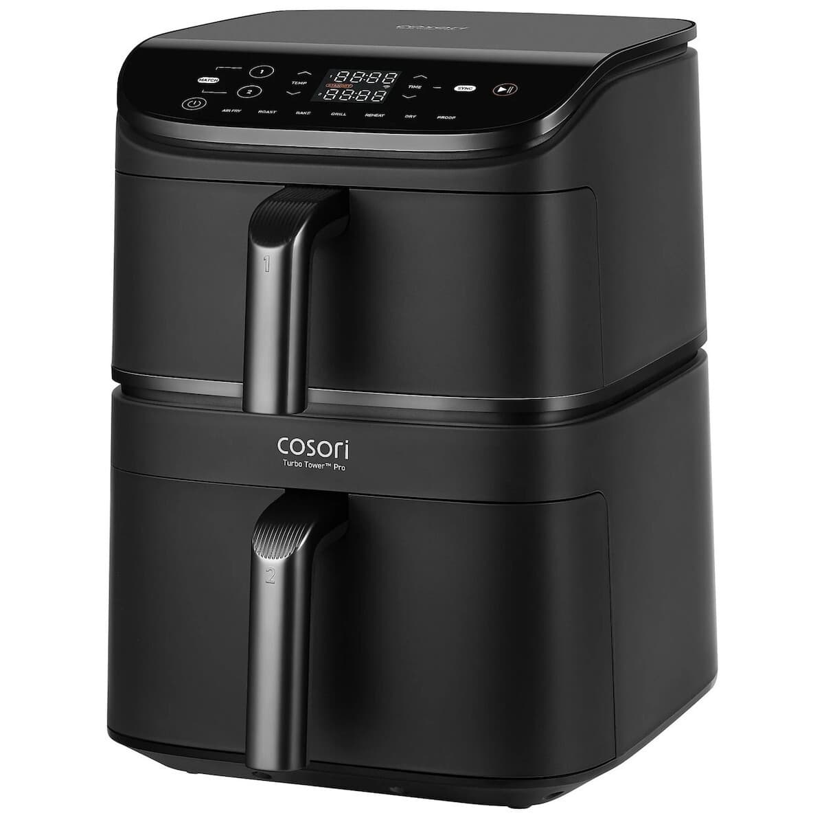 Cosori Turbo Tower Air Fryer με Διπλό Αποσπώμενο Κάδο 10.8lt Μαύρο 6