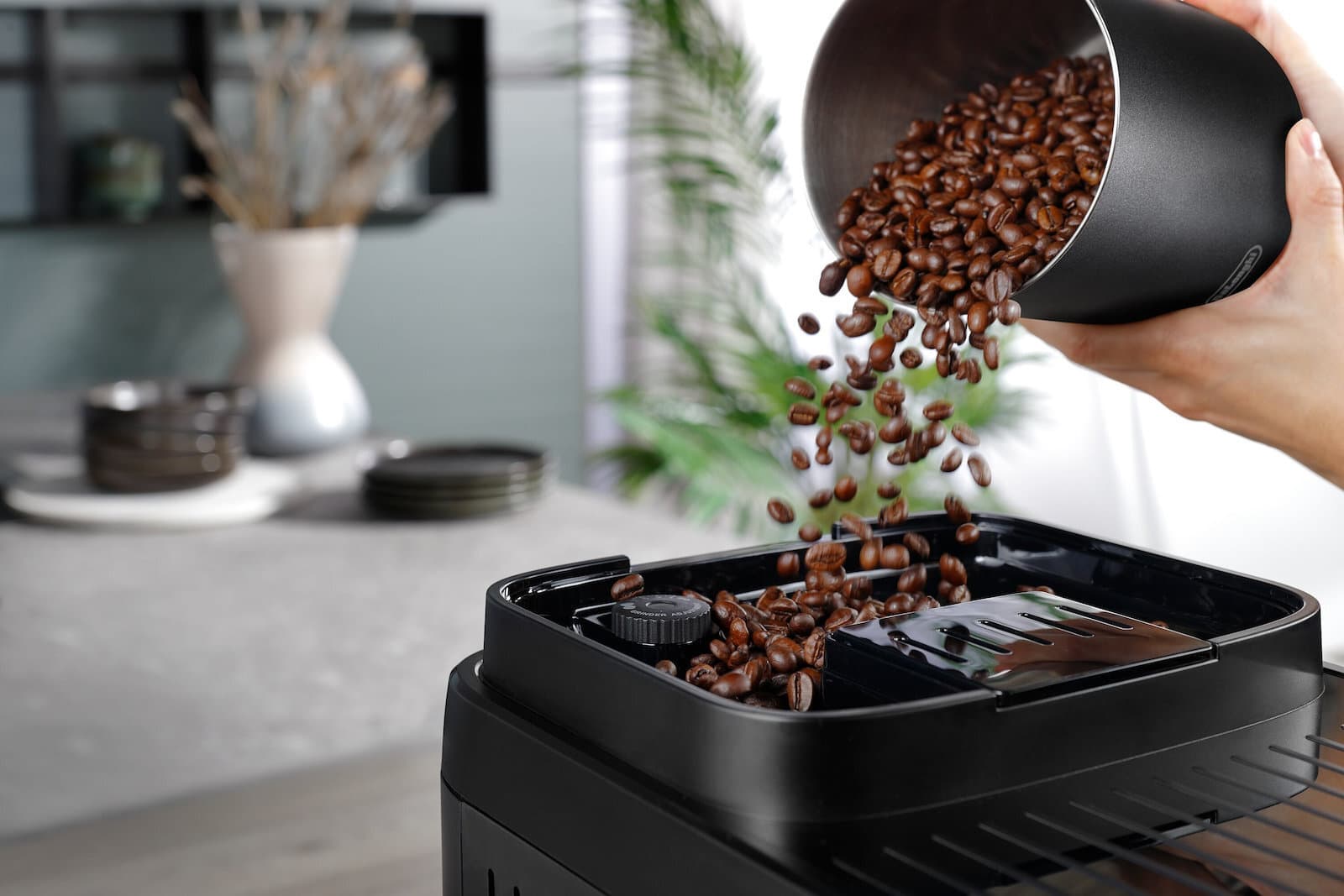 De'Longhi Magnifica Evo Next Αυτόματη Μηχανή Espresso 1450W Πίεσης 15bar για Cappuccino με Μύλο Άλεσης Καφέ ECAM310.60.B 9