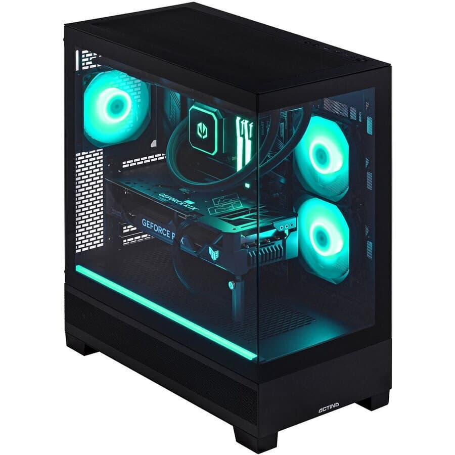 Actina KOMACNGIP0302 Gaming Desktop PC (Ryzen 7-7800X3D/32GB DDR5/2TB SSD/No OS) 9