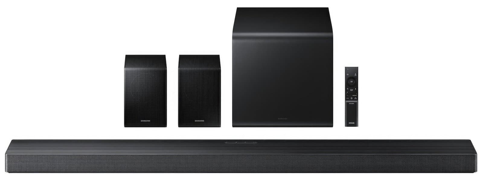 Samsung Soundbar 5.1.2 Bluetooth, HDMI και Wi-Fi με Ασύρματο Subwoofer και Τηλεχειριστήριο Μαύρο HW-QS750F/EN 2