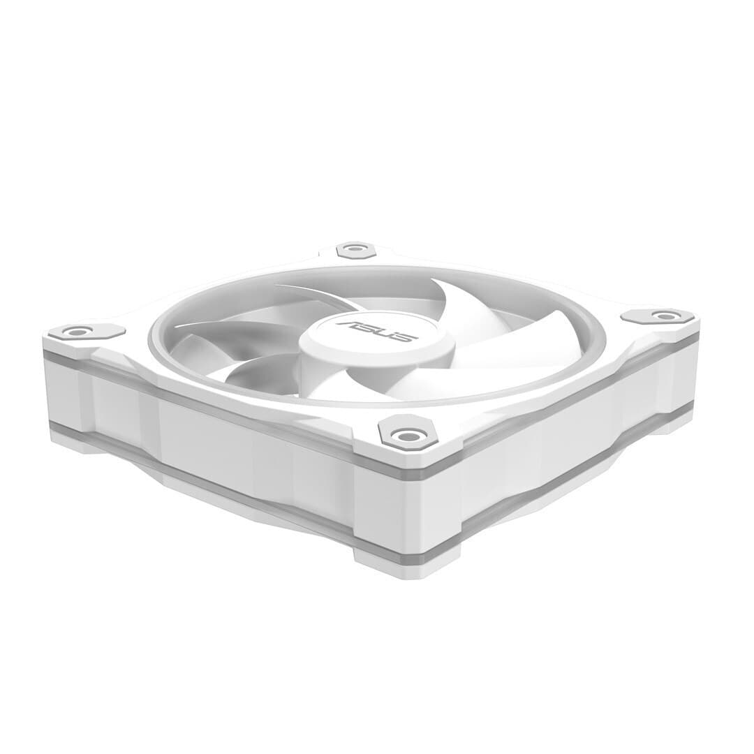 Asus Prime MR120 Case Fan (1600rpm / 58cfm) με ARGB Φωτισμό και Σύνδεση 4-Pin PWM Λευκό 9