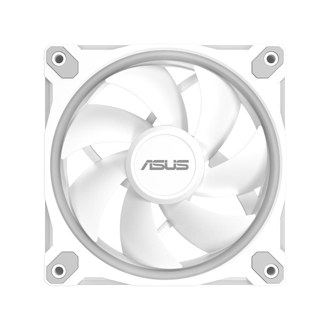 Asus Prime MR120 Case Fan (1600rpm / 58cfm) με ARGB Φωτισμό και Σύνδεση 4-Pin PWM Λευκό 6