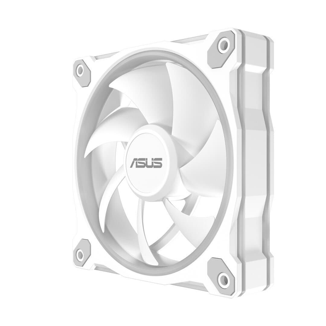 Asus Prime MR120 Case Fan (1600rpm / 58cfm) με ARGB Φωτισμό και Σύνδεση 4-Pin PWM Λευκό 4