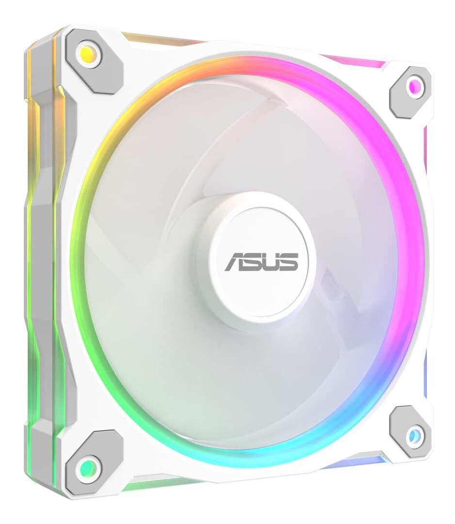 Asus Prime MR120 Reverse Blade Case Fan (1600rpm) με ARGB Φωτισμό και Σύνδεση 4-Pin PWM 3τμχ Λευκό 7