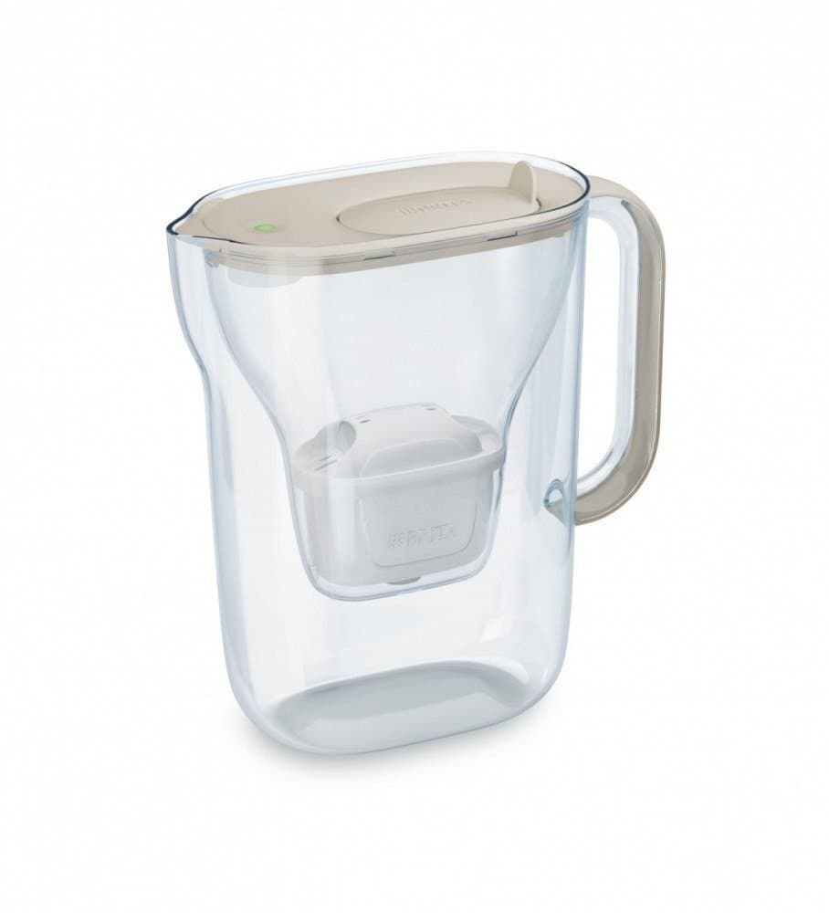 Brita Style Essential Κανάτα Σερβιρίσματος Πλαστική Sand με Φίλτρο 2400ml