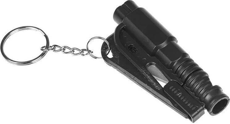 Guard Σφυρί Εκτάκτου Ανάγκης Αυτοκινήτου Αυτόματο YC-004-BL με Κόπτη Ζώνης Μαύρο 3