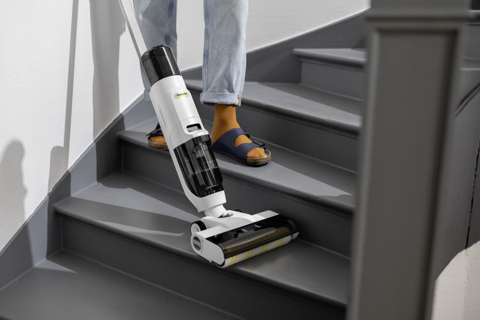 Karcher Fcv 2 Natural N Επαναφορτιζόμενη Σκούπα Stick Λευκή 6