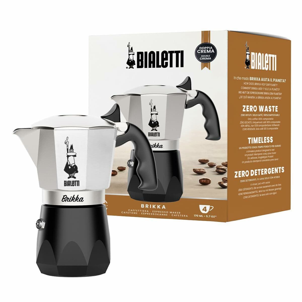 Bialetti Brikka Μπρίκι Espresso 4cups Ασημί 0002023 2