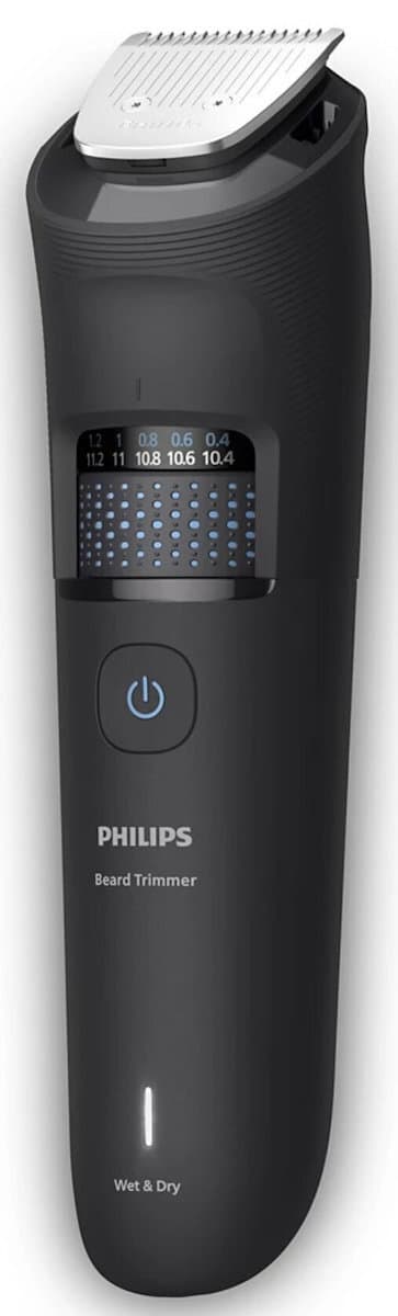 Philips Beardtrimmer 5000 Σετ Επαναφορτιζόμενης Κουρευτικής Μηχανής Μαύρο BT5780/15 8