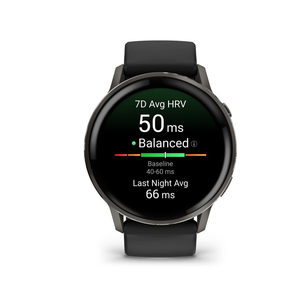 Garmin Venu 4 Stainless Steel 45mm Αδιάβροχο Smartwatch με Παλμογράφο (Slate with Black) 3