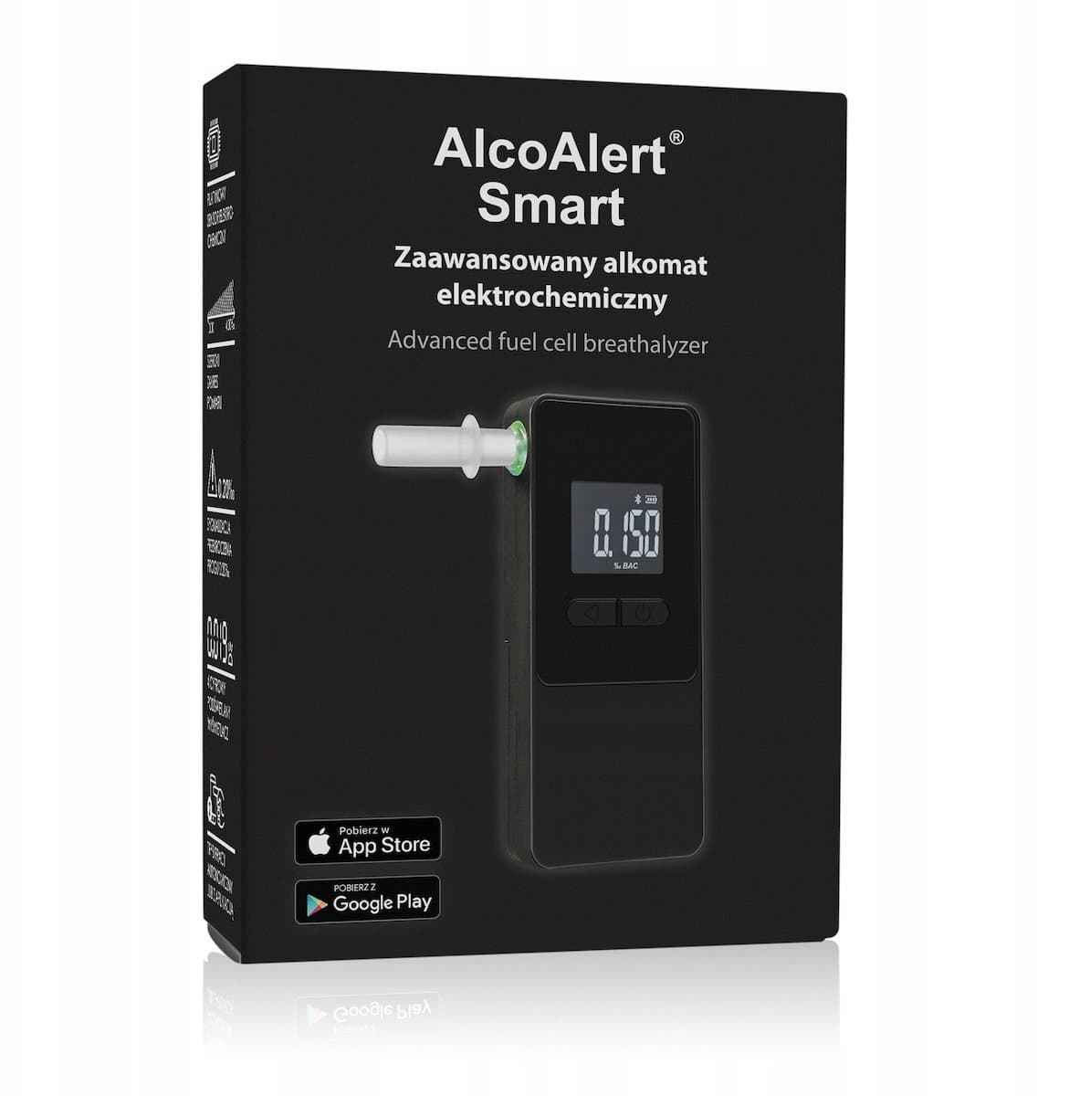 Electrochemical Breathalyzer Alcoalert Smart Ψηφιακός Μετρητής Αλκοόλ 2