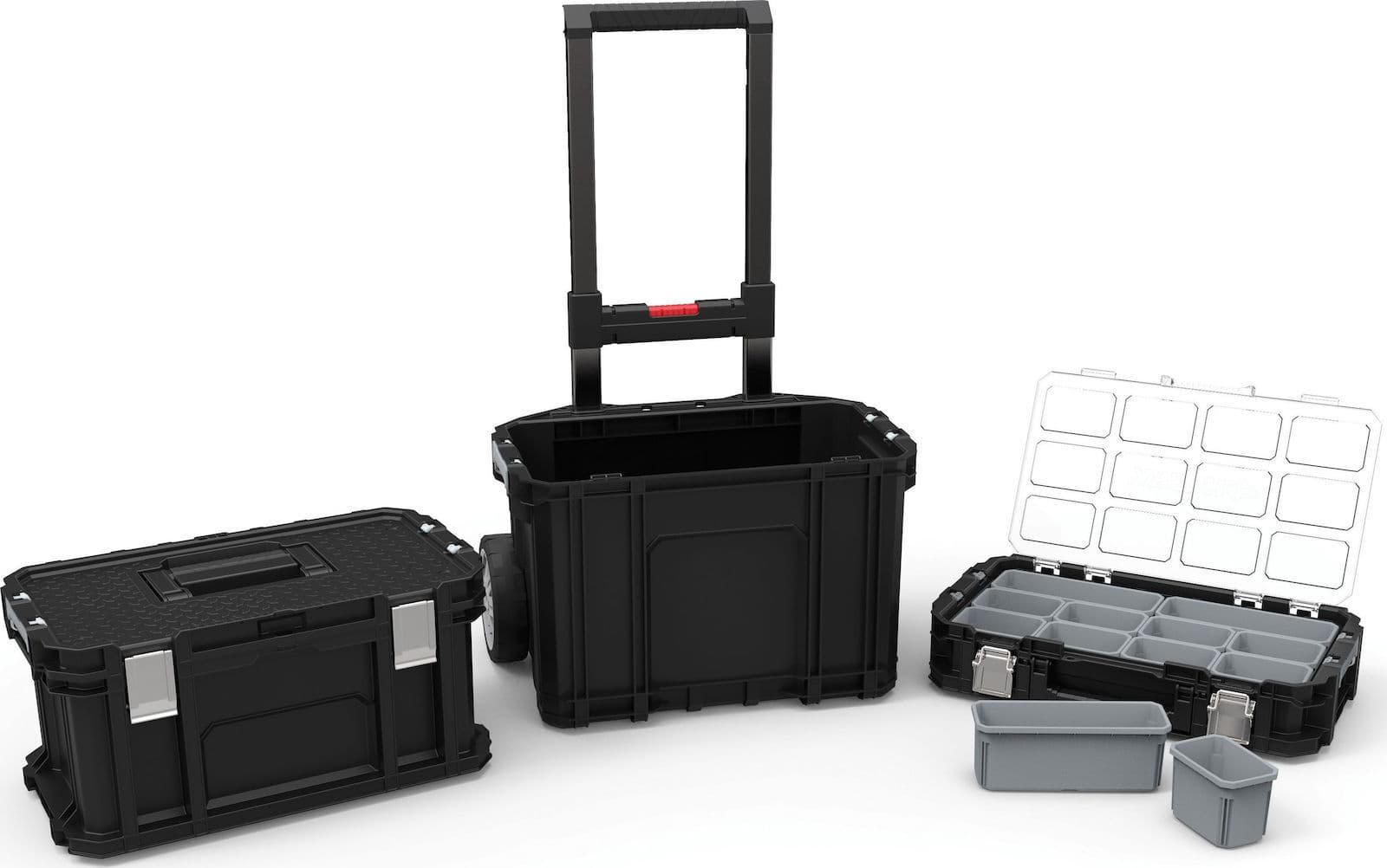 Keter Connect Rolling System Τροχήλατο Πλαστικό Μπαούλο Μεταφοράς και Αποθήκευσης Εργαλείων Π56.4xB37.3xΥ70cm 238273 4