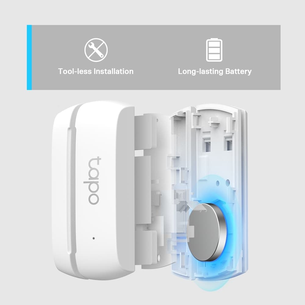 TP-LINK T110 v1.2 Ασύρματος Αισθητήρας Επαφής Wi-Fi & RF 868MHz TAPO T110 5