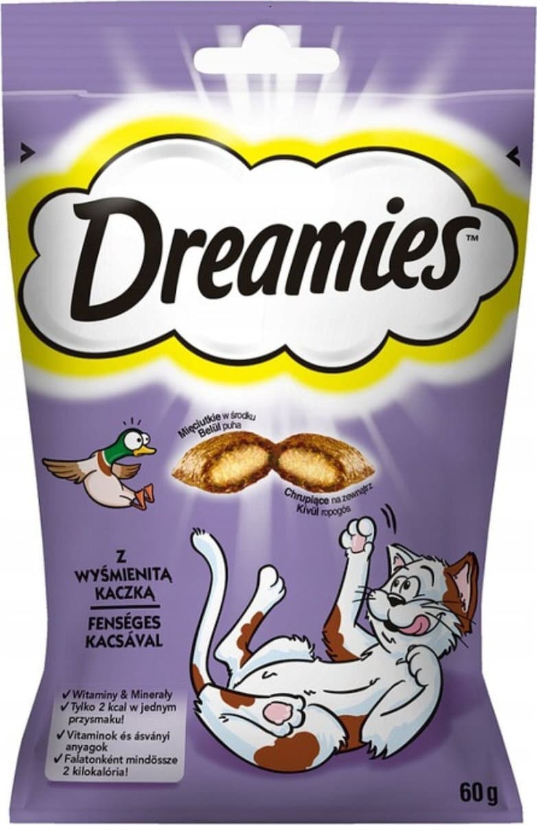 Dreamies Λιχουδιές με Πάπια Duck για Ενήλικες Γάτες 60gr DLZDRSKDK0001