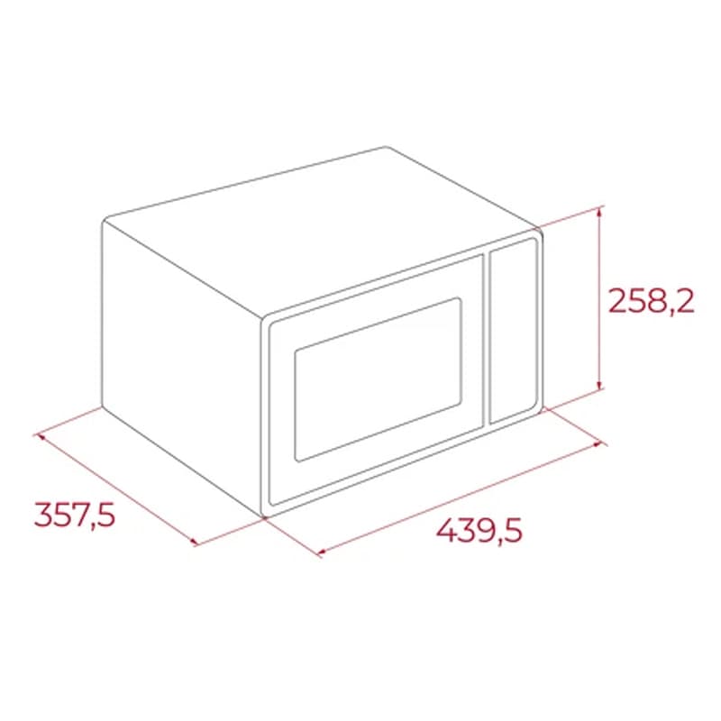 Teka Mw Fs20 Wh 112280006 Φούρνος Μικροκυμάτων 20lt Λευκός 5