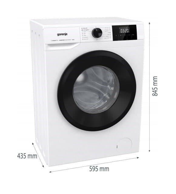 Gorenje Πλυντήριο Ρούχων 6kg με Τεχνολογία Ατμού 1200 Στροφών W3NGPI62SBS/PL