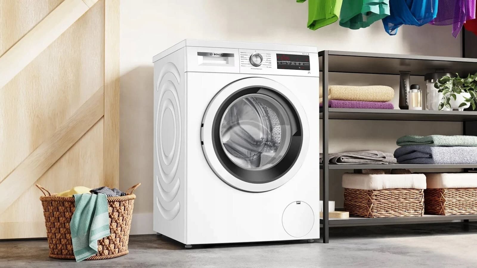 Bosch Πλυντήριο Ρούχων 9kg 1400 Στροφών Inox WUU28T10PL 7