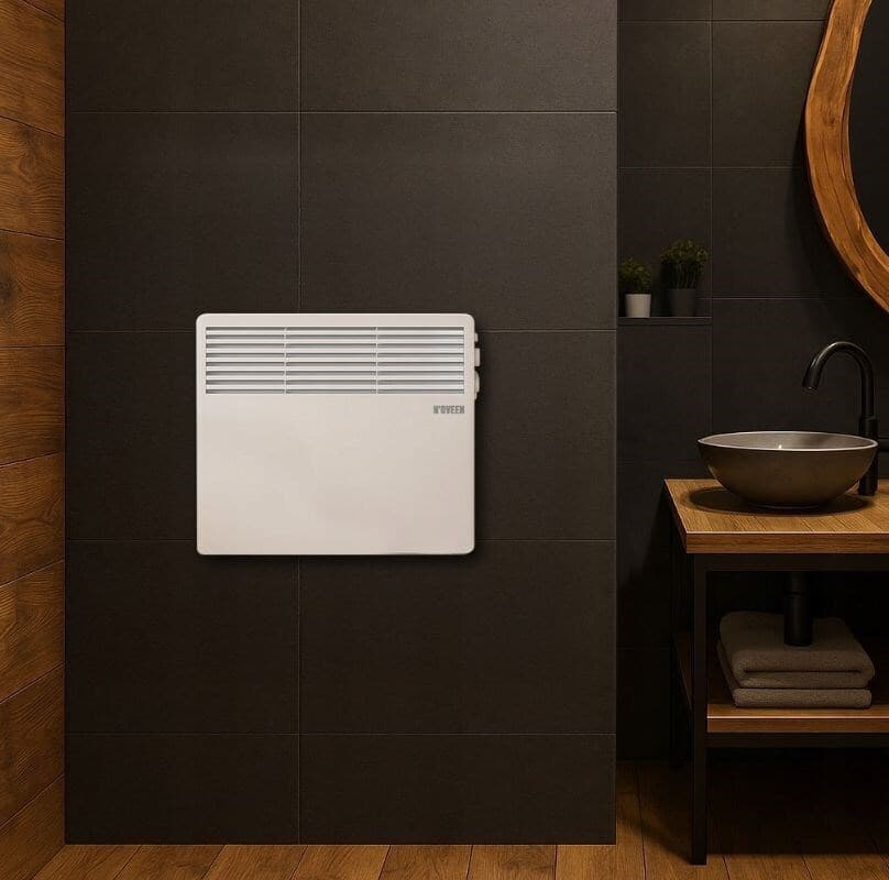 N'Oveen CH3350 Θερμοπομπός Δαπέδου 1000W Λευκός 11