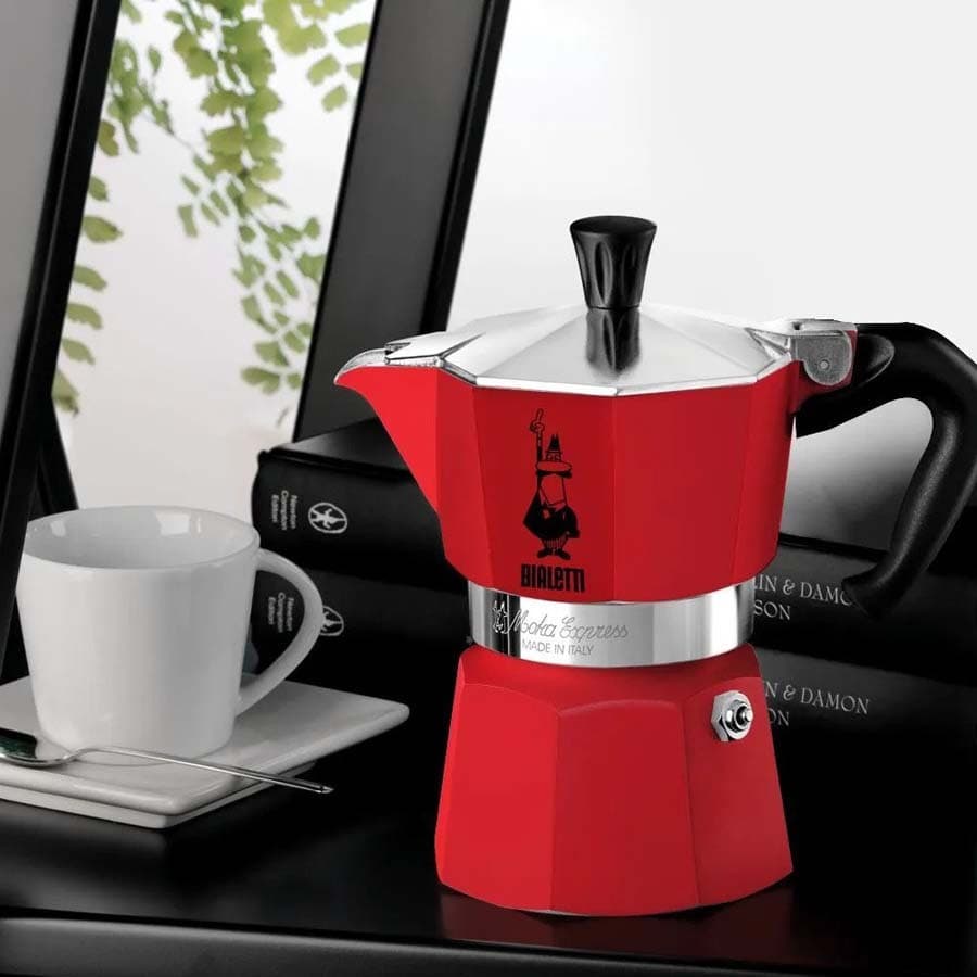 Bialetti Μπρίκι Espresso 1cups Κόκκινο 0004941 7