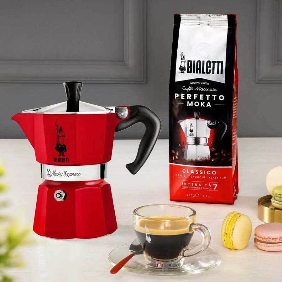 Bialetti Μπρίκι Espresso 1cups Κόκκινο 0004941 6