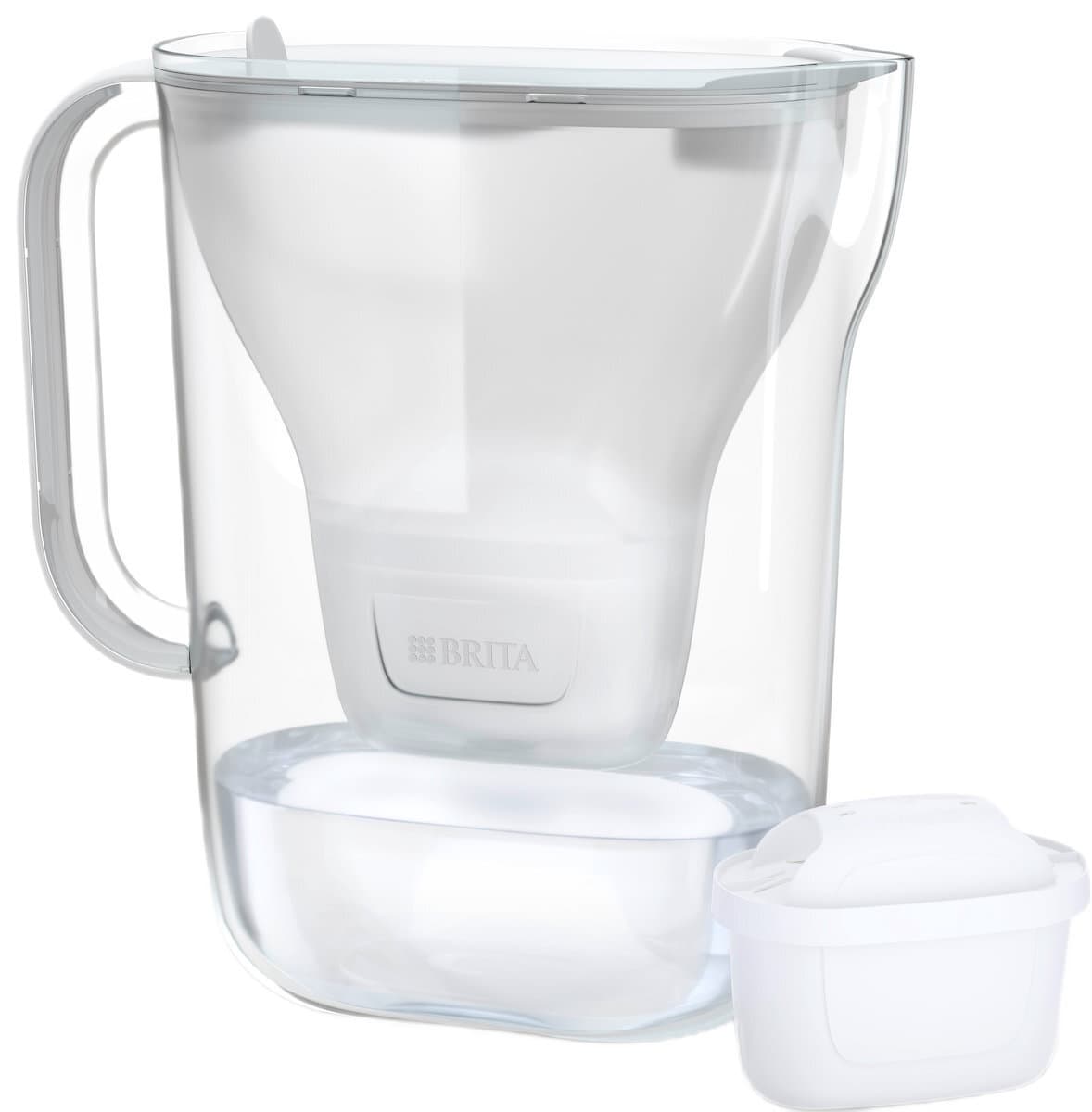 Brita Style Essential Κανάτα Σερβιρίσματος Πλαστική White με Φίλτρο 2400ml 10
