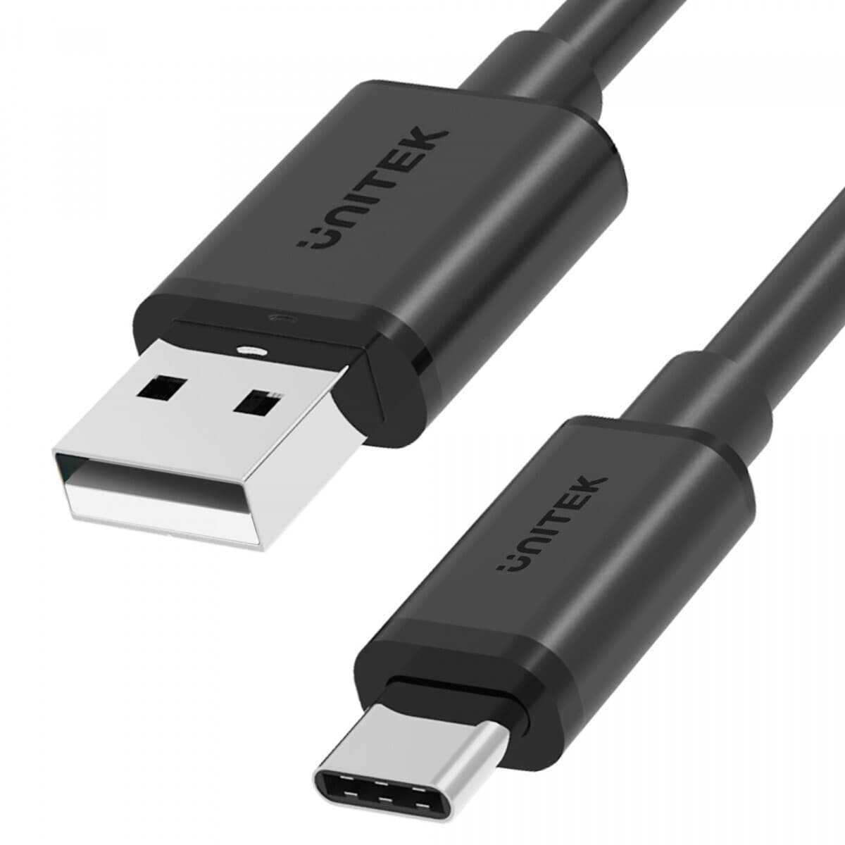 Unitek USB 2.0 Cable USB-C male - USB-A Μαύρο 1.5m C14067BK 3