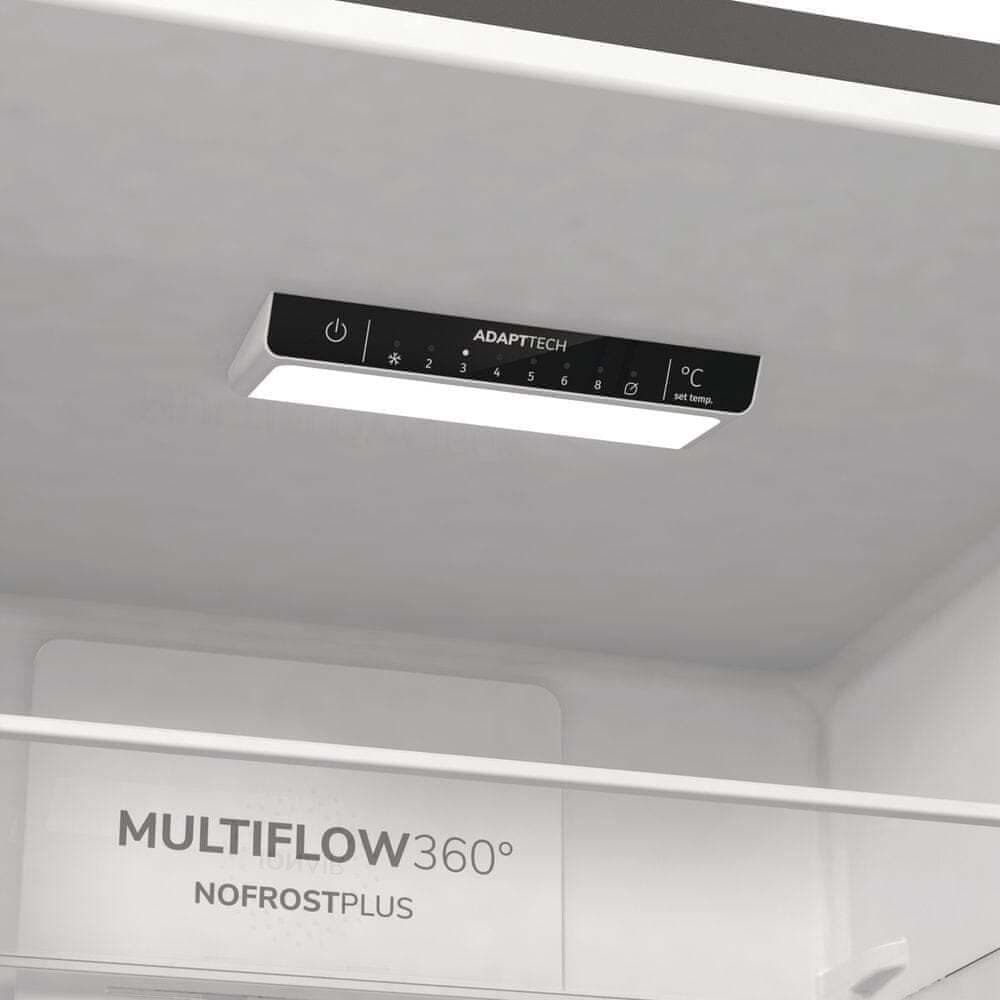 Gorenje Ψυγειοκαταψύκτης 331lt Total NoFrost Υ200xΠ60xΒ59.2εκ. Inox NRK6202EXL4 8