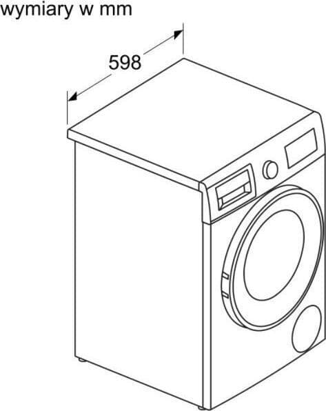 Bosch WNA13401PL Πλυντήριο-Στεγνωτήριο Ρούχων 8kg/5kg Ατμού 1400 Στροφές 4