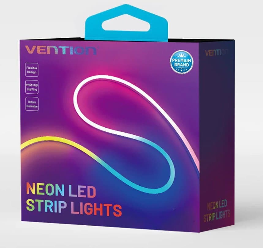 Vention Αδιάβροχη Smart Ταινία LED Wi-Fi RGB Φως 2m Neon Flex PAEWH 3