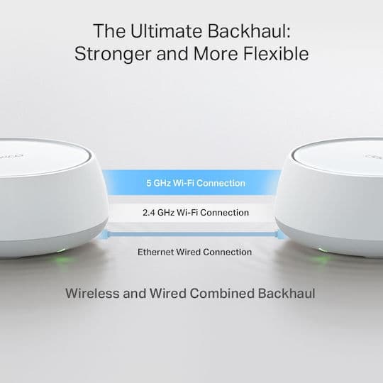 TP-LINK Deco BE25 v3 WiFi Mesh Network Access Point Wi‑Fi 7 Dual Band (2.4 & 5GHz) σε Τριπλό Kit 4