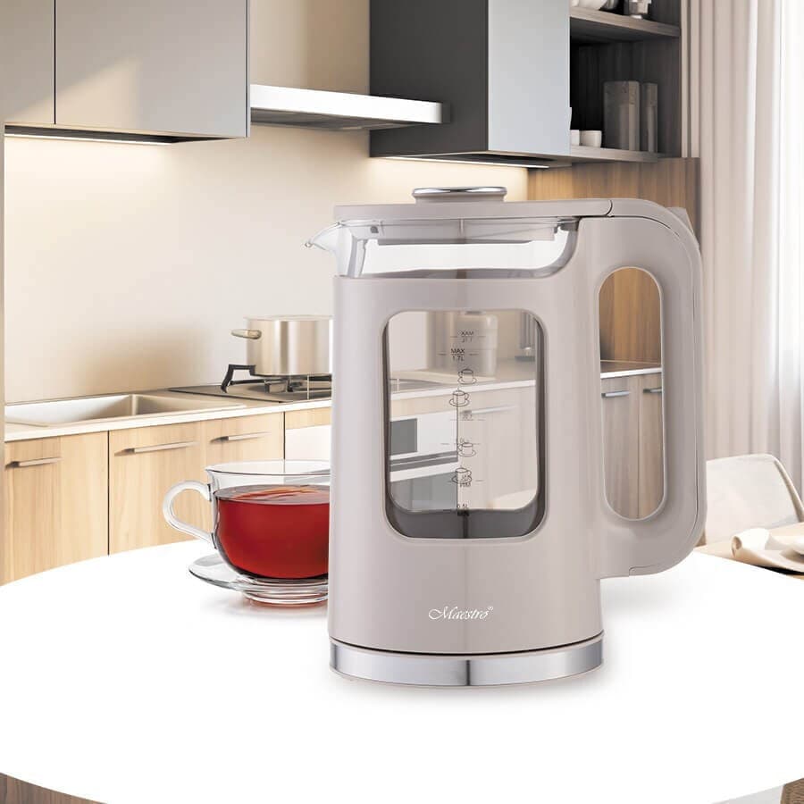 Maestro Βραστήρας 1.7lt 2200W Μπεζ MR-065-BEIGE 7