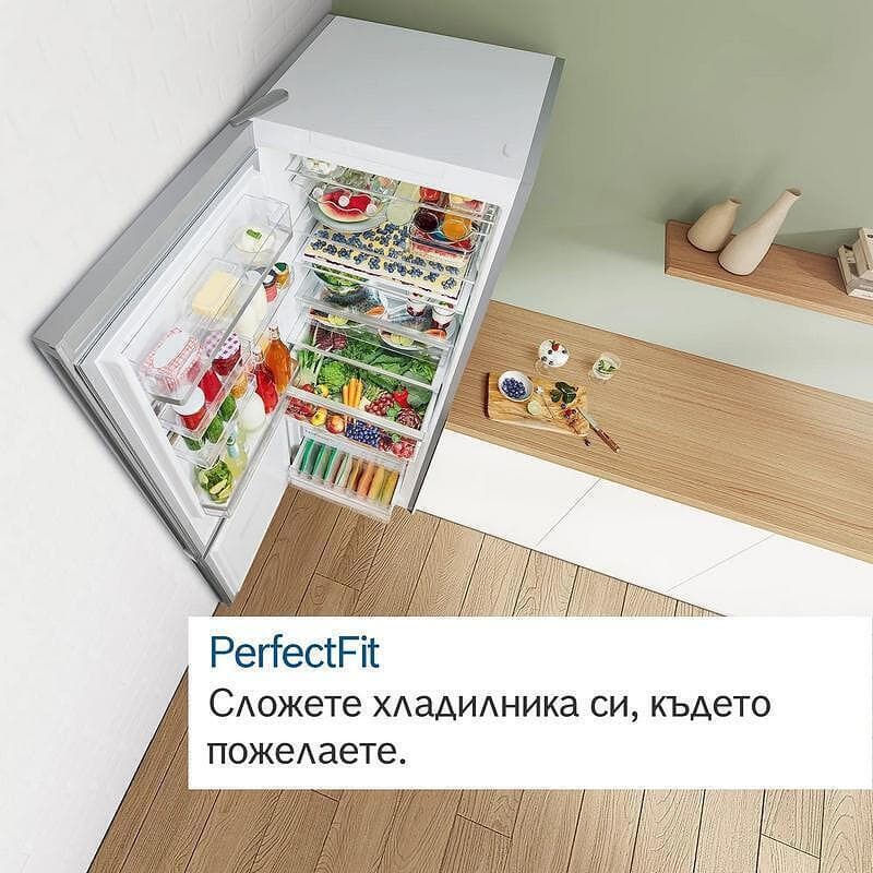 Bosch Ψυγειοκαταψύκτης 440lt Total NoFrost Υ203xΠ70xΒ66.7εκ. Inox KGN492IDF 17