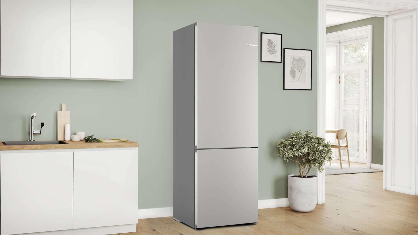 Bosch Ψυγειοκαταψύκτης 440lt Total NoFrost Υ203xΠ70xΒ66.7εκ. Inox KGN492IDF 19