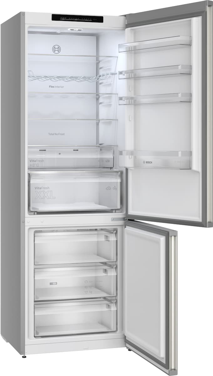 Bosch Ψυγειοκαταψύκτης 440lt Total NoFrost Υ203xΠ70xΒ66.7εκ. Inox KGN492IDF 24