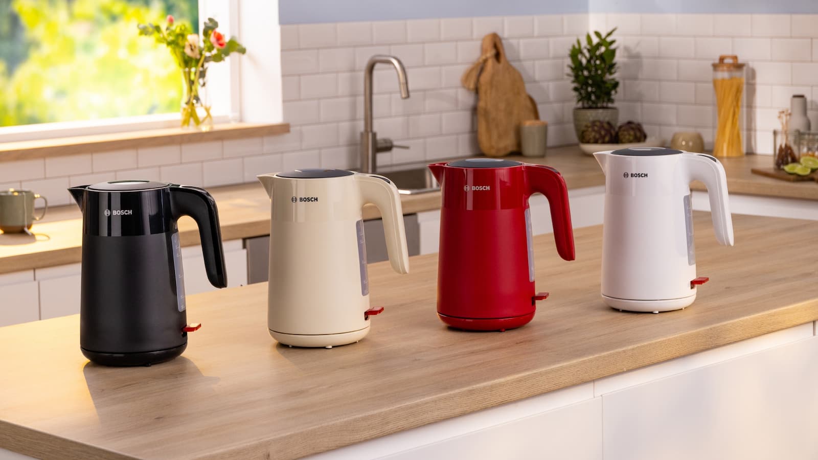 Bosch Mymoment Βραστήρας 1.7lt 2400W Κόκκινος 11