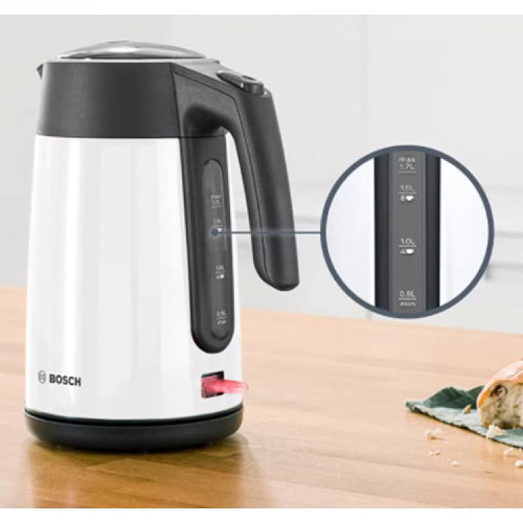Bosch Βραστήρας 1.7lt 2400W Λευκός TWK7L461 11