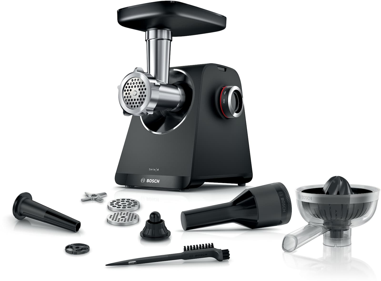 Bosch MFWS430B Μηχανή Άλεσης Κιμά 1900W Μαύρη 7